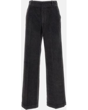 Cellar Door Ribbed Trousers - Black