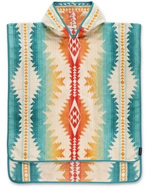 Pendleton Jacquard Hooded Towel - Blue