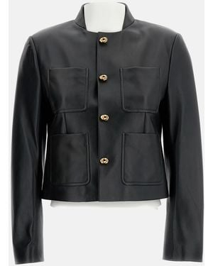 Bottega Veneta Nappa Jacket - Black