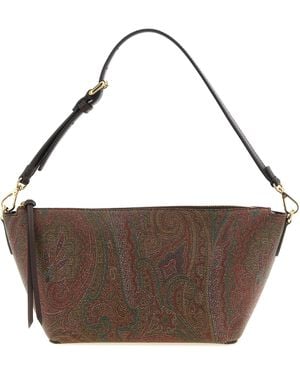 Etro Cotton Crossbody Bag - Brown