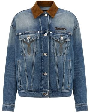 Versace Cotton Jacket - Blue