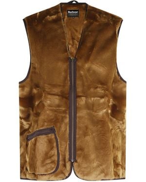Barbour Warm Pile Waistcoat - Brown
