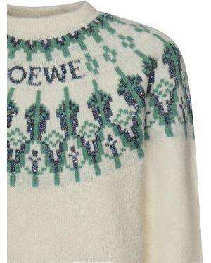 Loewe Jumpers Wool/Polyamide - Blue