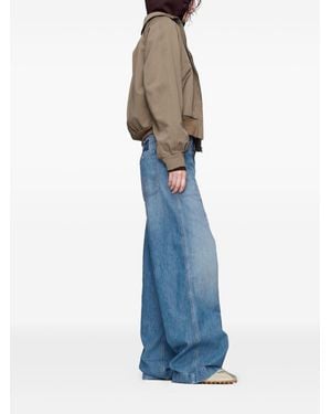 Maison Margiela Coats Virgin Wool - Blue