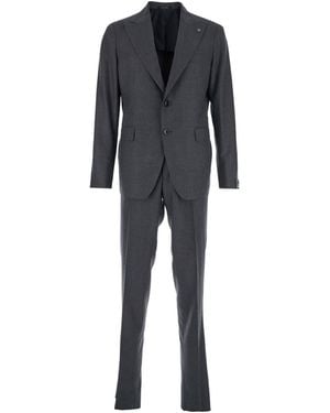 Tagliatore Monopetto Vesuvio + Pant Con Pince - Black