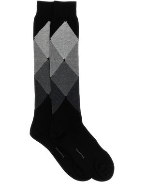 Ballantyne Diamond-Shaped Socks - Black