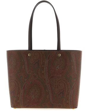 Etro Medium Essential' Shopping Bag - Brown