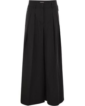 Herno Nylon Skirt Pants - Black