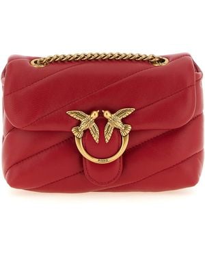 Pinko Love Puff Shoulder Bag - Red