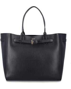 Tom Ford Audrey Large Tote - Black