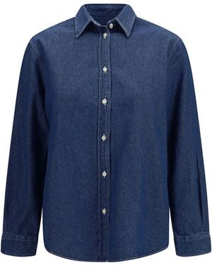 Deperlu Cotton Shirt - Blue
