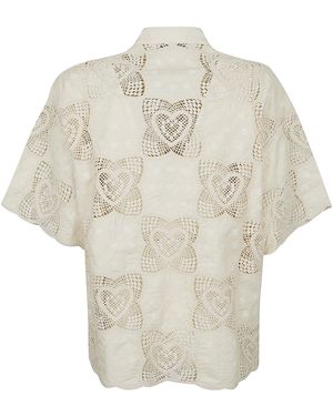 Zimmermann Wanderlust Scalloped Shirt - White