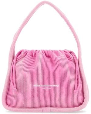 Alexander Wang Corduroy Small Ryan Handbag - Pink