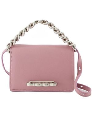 McQueen Four Ring Mini Bag - Pink