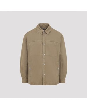 Mordecai Overshirt Polyester Shirt - Natural