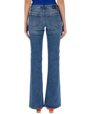 Off-White c/o Virgil Abloh Flare Jeans Cotton - Blue