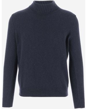 Oliver Lattughi Cashmere Pullover - Blue