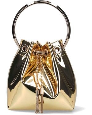 Jimmy Choo Bon Bon Mini Bucket Bag - Metallic