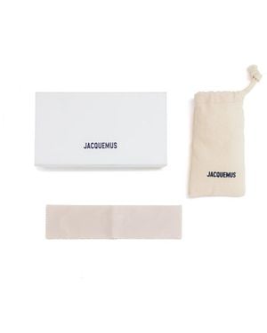 Jacquemus Les Lunettes Bambino Jac42 Linea La Casa Acetate Occhiali Sole - White