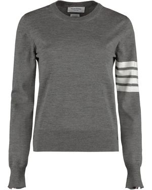 Thom Browne Fine-Knit Jumper - Grey