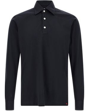 Kiton Cotton Polo Shirt - Blue