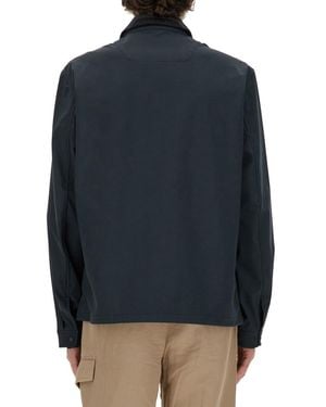 Woolrich Jacket With Logo - Blue