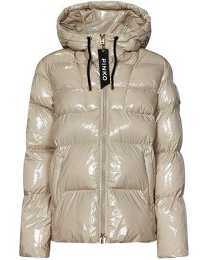 Pinko Eleodoro Down Jacket - Natural