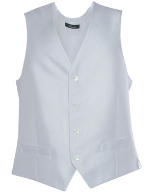 BRANDO-LUBIAM Light Vest Silk Polyester - Blue
