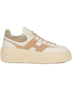 Hogan Sneakers Platform Polyamide - Natural