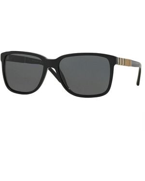 Burberry Sunglasses Square Full Rim, Frame And Lens Be4181300187 - Black