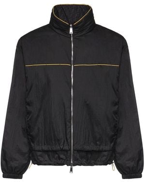 Fendi Reversible Nylon Windbreaker - Black