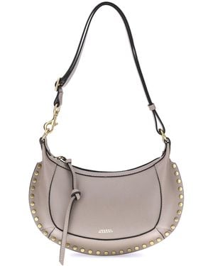 Isabel Marant Oksan Moon Shoulder Bag - White