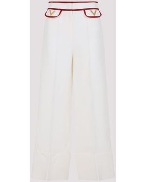 Valentino Trousers - White
