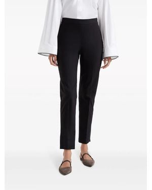 Brunello Cucinelli Tailored Cotton Pants - Black