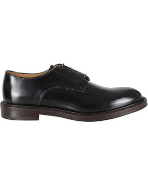 Corvari Derby Liscio Vitello Spazzolato - Black