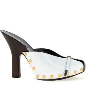 Versace Sassi Clogs Calfskin Leather (Bos Taurus) Pumps - Multicolor