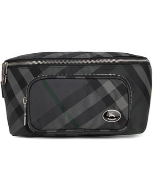 Burberry Belt Bag Grid Polyamide - Grey
