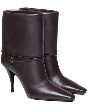 【関税＆送料込み】Saint Laurent Niki Smooth Leather Ankle SAINT LAURENT Niki embellished leather ankle boots | NET-A