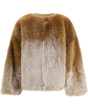 Loewe Shearling Jacket Lamb - Natural