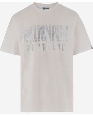 Billionaire Cotton T-Shirt With Logo - White