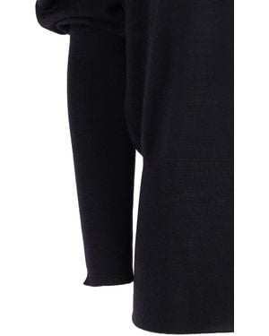 PHI FDL Ls Crew Neck Jumper Virgin Wool Crewneck - Black