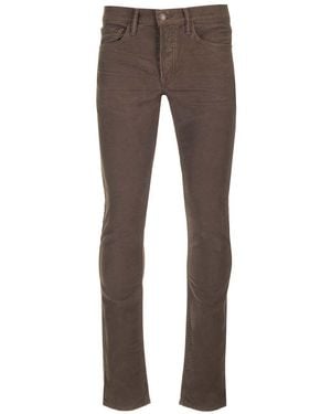 Tom Ford Mid-Rise Slim Cut Jeans - Grey