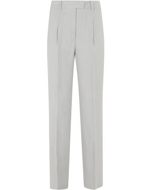 Seventy Pantalone Viscosa Lino Pantaloni - Grey