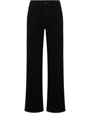 FRAME Jeans Straight Cotton Straight-Leg - Black