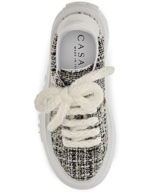 Casadei Sneakers Nexus Bouclé Upper: Fabric Sneakers - White