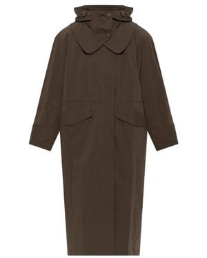 IRO Enyla Hooded Coat - Brown