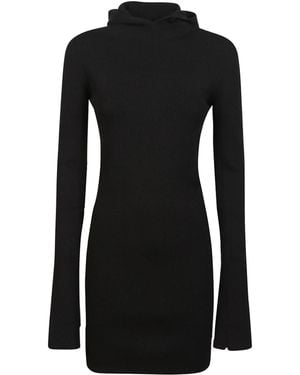 Fendi Wool Blend Short Dress - Black