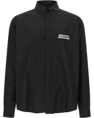 Balenciaga 'Masking Tape' Shirt - Black