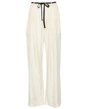 Barena Pestrin Sbrissa Striped Tie-Waist Pants - White