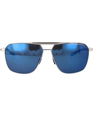 Porsche Design P8949 Metal Sunglasses - Blue